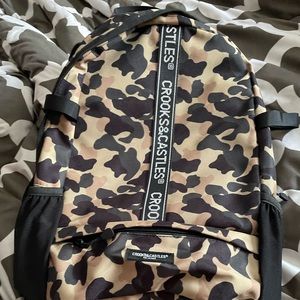 **Brand New** Crooks & Castle book bag & matching pencil case